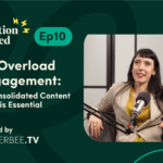 Breanna Perrelli with the title of the episode