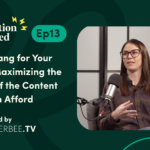 Kristy Devantier with Podcast Title on Screen