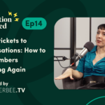 Breanna Perrelli with the episode title: From Crickets to Conversations: How to Get Members Engaging Again
