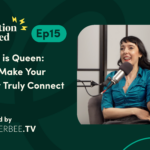 Breanna Perrelli on screen with episode title Context is Queen: How to Make your Content Truly Connect