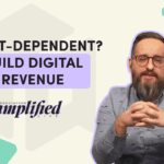 Dark background with light text: Stable, Cautious—and Stuck: Building Revenue Without Breaking What Works