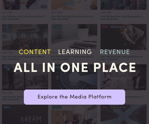 All your content, learning, and revenue in one place with the TaleWind Media Platform