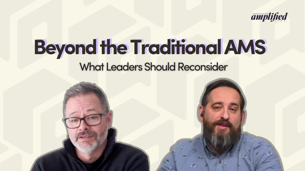 Marcus Leite and Jeff Horne with the title, Rethinking the All-In-One AMS Model