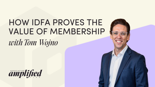 Tom Wojno on screen with text: How IFDA Proves the Value of Membership